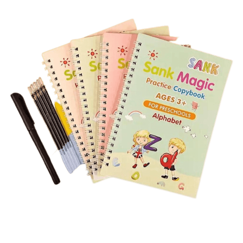 4PCS Set English Language Printing Pre-School Children Magic Practice  Copybook for Children Writing Practice - China Pre-School Copybook, Children  Practice Book
